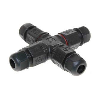 Waterproof 4-way cable connector 2-Core