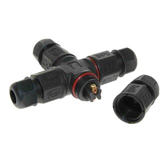 Waterproof 4-way cable connector 2-Core