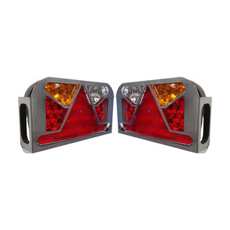 Stainless Steel Rear Light Protector Fristom FT-170 Set