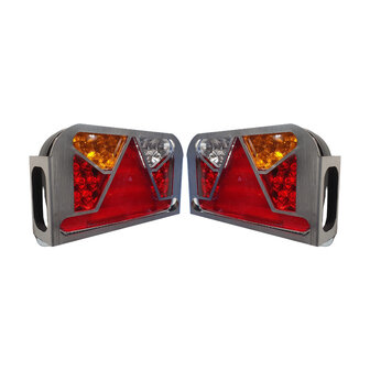 Stainless Steel Rear Light Protector Fristom FT-170 Set