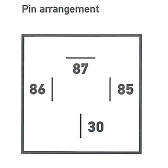 12 Volt Make-Contact Relay 30A