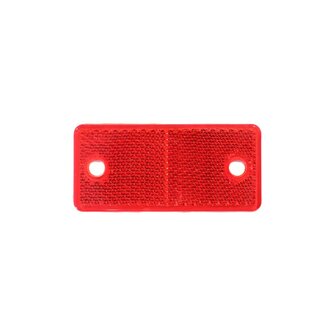 Rectangular Reflex - Reflector Red 4,4x9,4