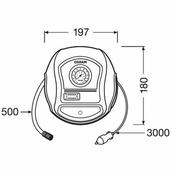 Osram TYREinflate 200 Tire Inflator