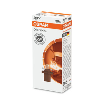 Gloeilamp BX8.5d 24V 1,2W Osram Original 10 Pieces