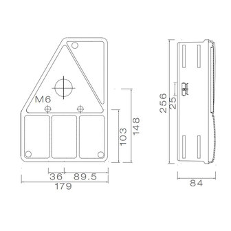 Asp&ouml;ck Rear Lamp Earpoint 1 Right