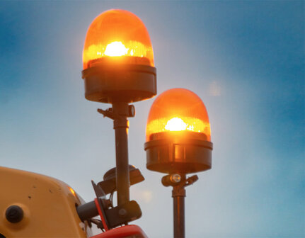 Hella Rotaflash Compact FL LED Beacon Surface Mounting