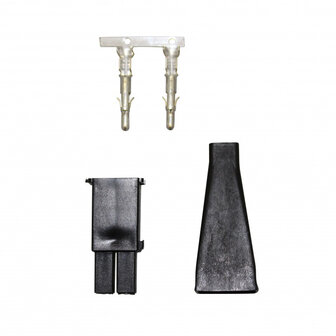 Asp&ouml;ck plug-connector Male Connector 2-way