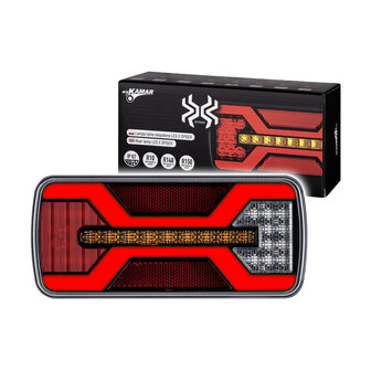 X-Spider LED Rear Light + Fog Light | License Plate Light | 5P Bayonet | Left