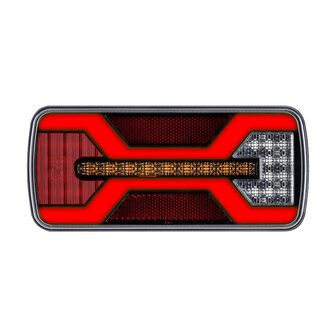 X-Spider LED Rear Light + Fog Light | License Plate Light | 5P Bayonet | Left