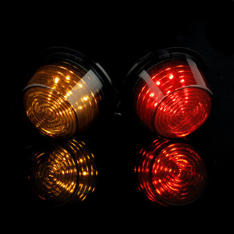 Horpol LED Breedtelamp Units Oranje &amp; Rood | MDBC-2623/GRAPHITE