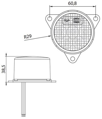 Front Led Position Lamp 10-30V