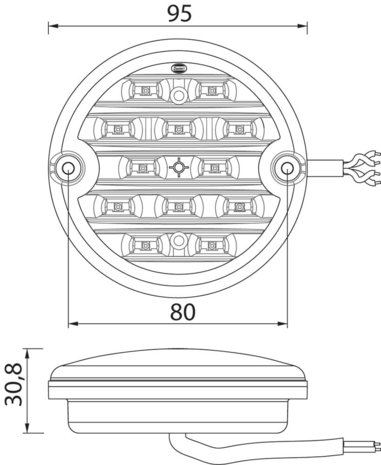 LED Reversing Light 9-33V