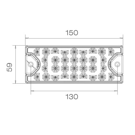 Aspöck Miniled II LED Rear Lamp Left + Right