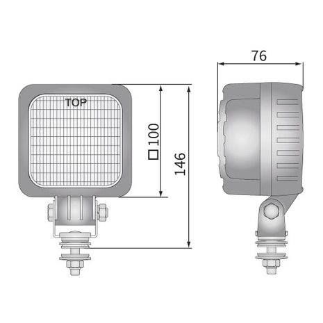 LED Worklight 1500 Lumen + Cable