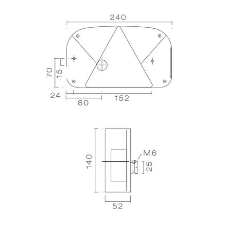 Aspöck Multipoint II Rear Lamp Right