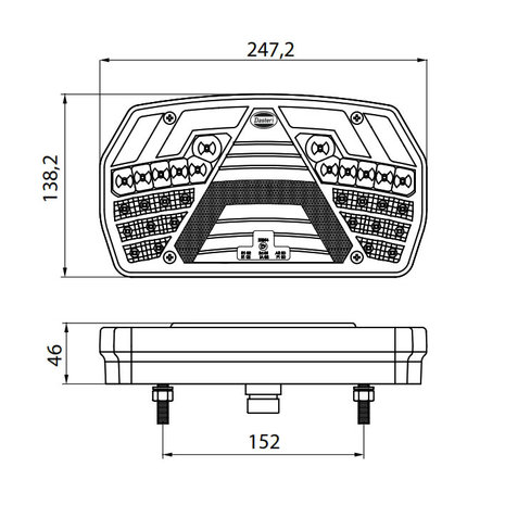 Led Tail light Left 6-Functions