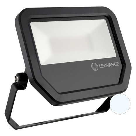 Ledvance 30W LED Flood Light 230V Black 6500K Cool White