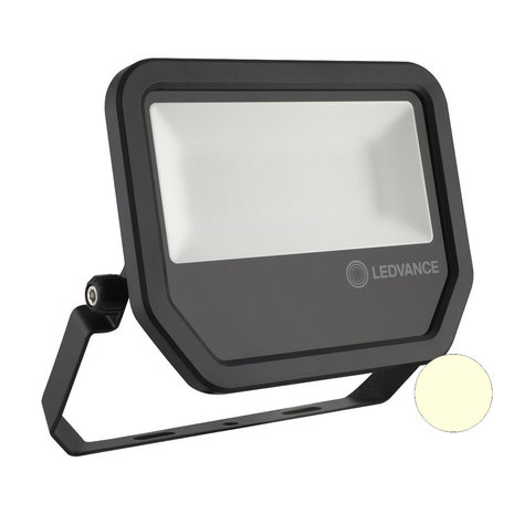 Ledvance 20W LED Flood Light 230V Black 3000K Warm White