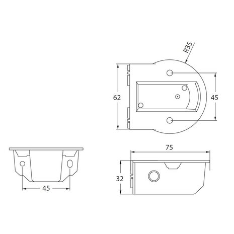 Side Mounting Plate MB10