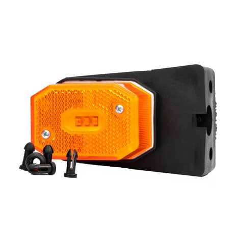 Fristom LED Marker Lamp Orange with corner holder FT-001