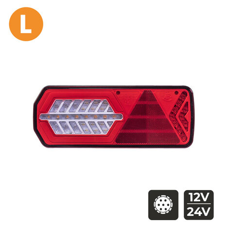 Dasteri DSL-5003TR LED Rear Light Left + Triangle Reflector