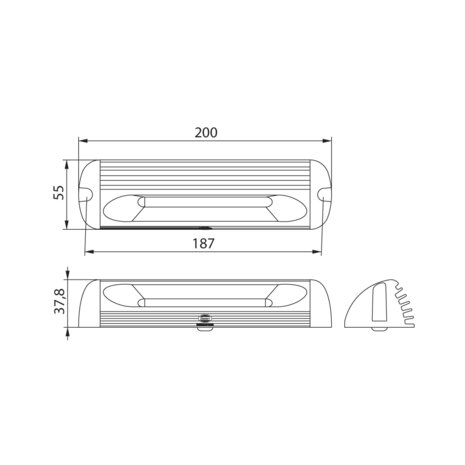 LED Interior lamp 20CM High Power