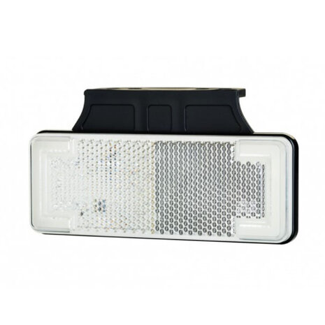 Horpol LED Front Marker White 12-24V NEON-look + Mounting Bracket