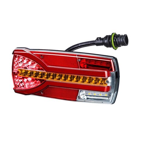 Horpol LED Rear Lamp Left Carmen LZD 2402 + 7-pin Plug