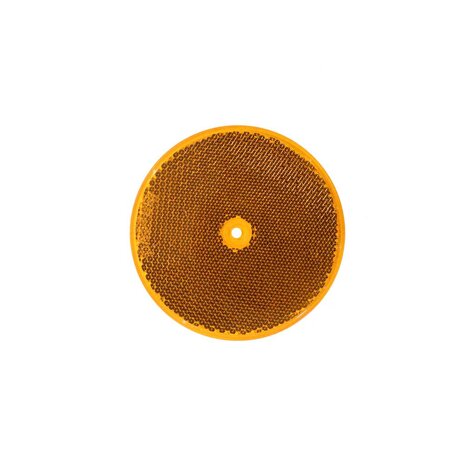 Reflector round 8,5cm Orange