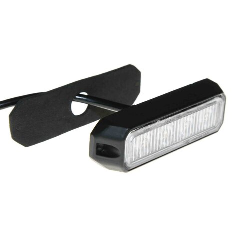 LED flitser 4-voudig compact White
