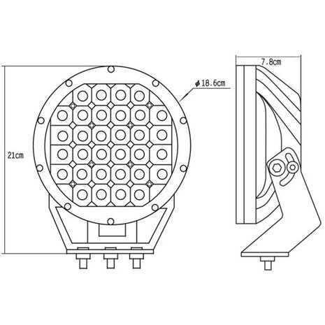 96W LED Driving Light