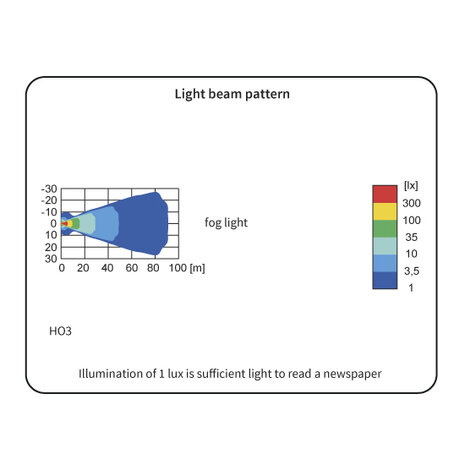 Wesem HO3 Halogen Fog Light (Chrome)