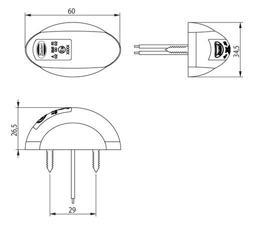 LED Front Marker Lamp  White