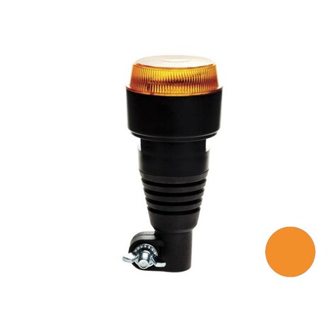 LED Flash Beacon with Flexible Base Orange