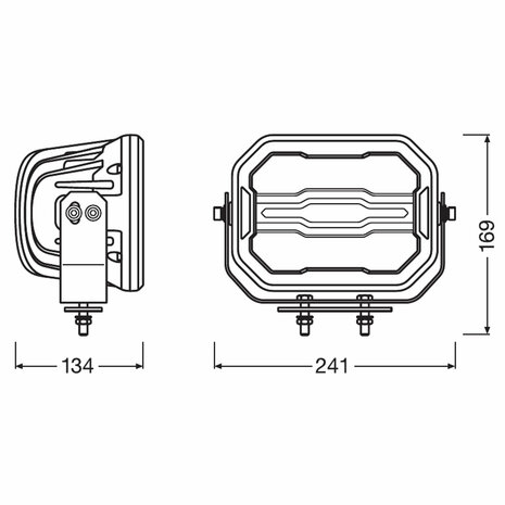 Osram LED Driving Light Cube MX240-CB