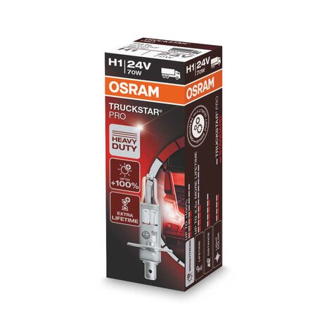 Osram H1 Halogen Lamp 24V 70W Truckstar Pro