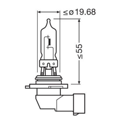 Osram HB3 Halogen Lamp Night Breaker 1 piece