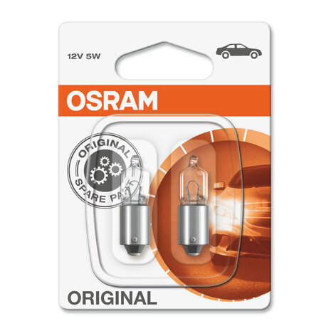 Osram Bulb BA9s 12V Original Line 2 Pieces