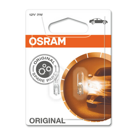 Osram Bulb 12V W2x4.6d Original Line 2 Pieces
