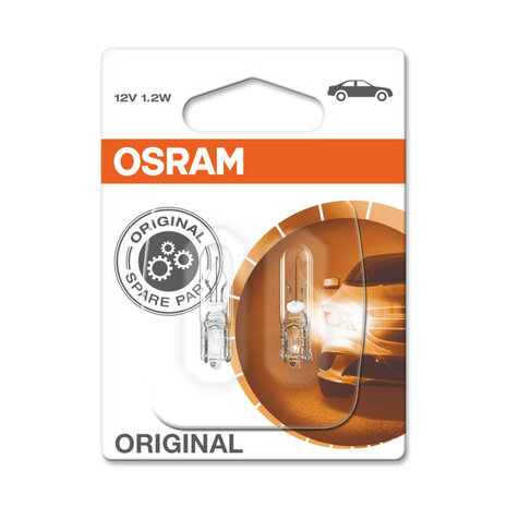 Osram Bulb 12V W2x4.6d Original Line 2 Pieces