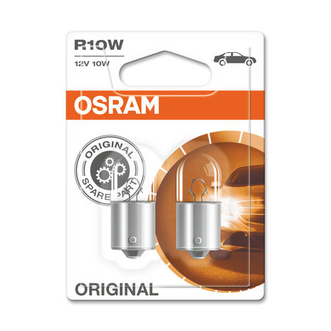 Osram R10W Bulb BA15s 12V Original Line 2 Pieces