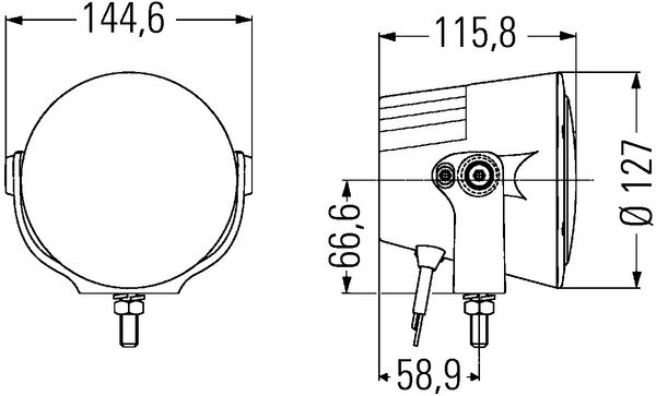 Hella Verstr Luminator X led 12/24V | 1F0 012 206-112