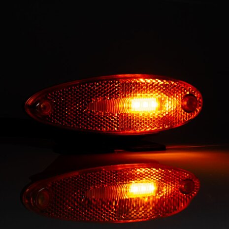 Fristom LED Marker Lamp Orange + Reflector FT-076 Z LED