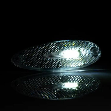 Fristom LED Marker Lamp White + Reflector FT-076 B LED