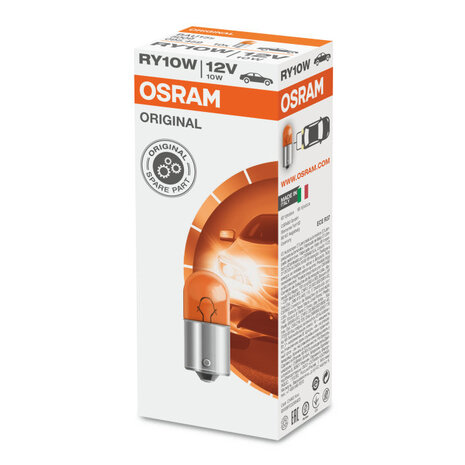 Osram RY10W 12V Bulb BAU15s Original Line 10 Pieces
