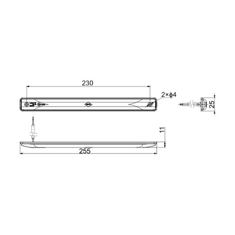 Horpol LED Third Brake Lamp LSD 2255