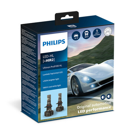 Philips HIR2 LED Headlight 12-24V 20W 2 Pieces