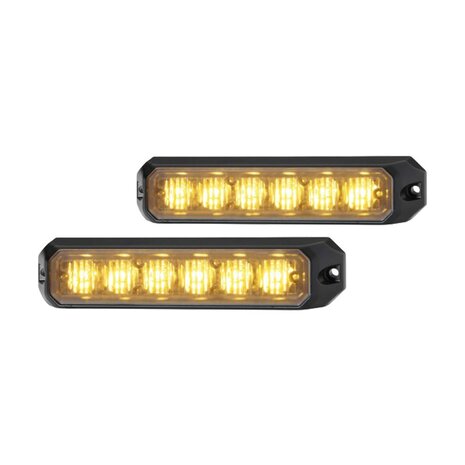 Hella LED Flashing Light Orange 10-30V Set