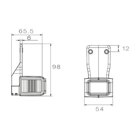 Aspöck LED Marker Lamp Superpoint IV Pendular | Right