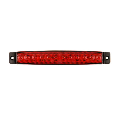 LED Marker Lamp Rear Red Tall 12V